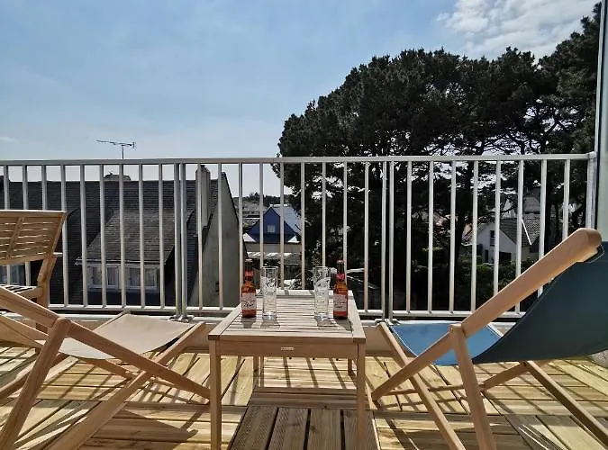 아파트 Le Kerdun Bord De A Pied 프풀리귀앙